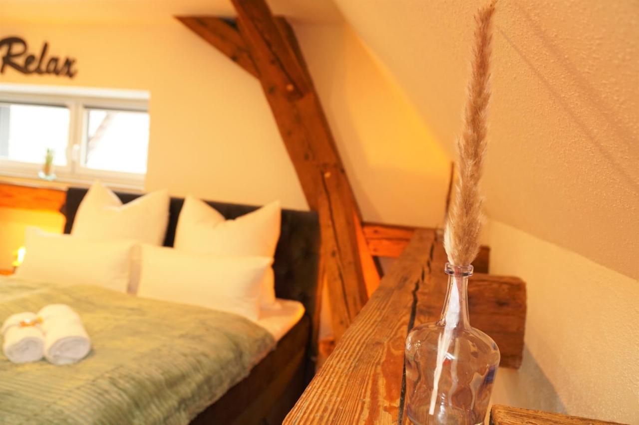 Galerie-Wohnung I Sanierter Pferdestall I Europapark I Boxspring I Nespresso Kippenheim Exteriör bild