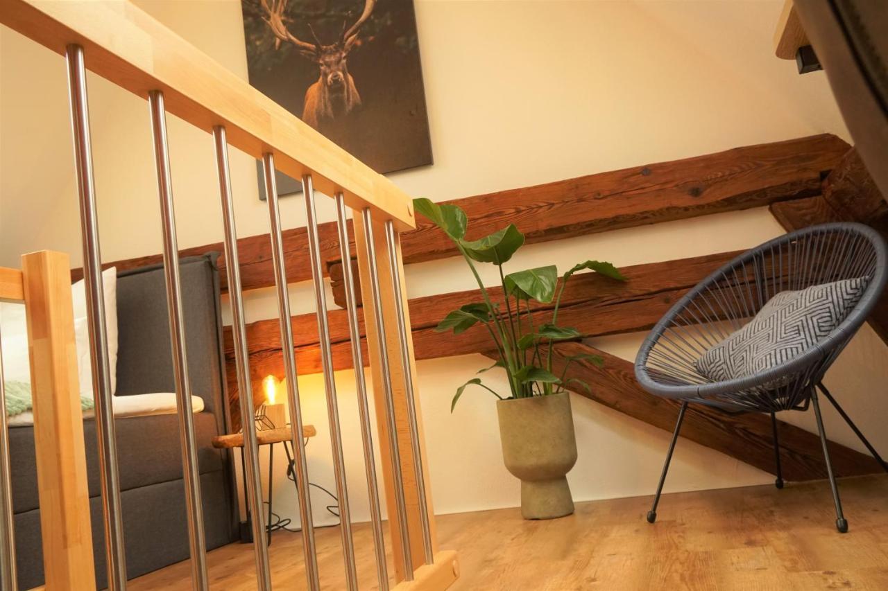 Galerie-Wohnung I Sanierter Pferdestall I Europapark I Boxspring I Nespresso Kippenheim Exteriör bild