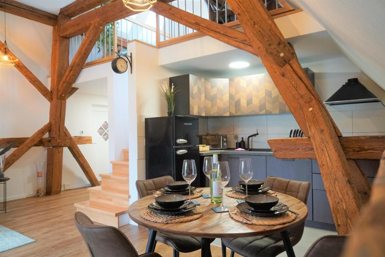 Galerie-Wohnung I Sanierter Pferdestall I Europapark I Boxspring I Nespresso Kippenheim Exteriör bild