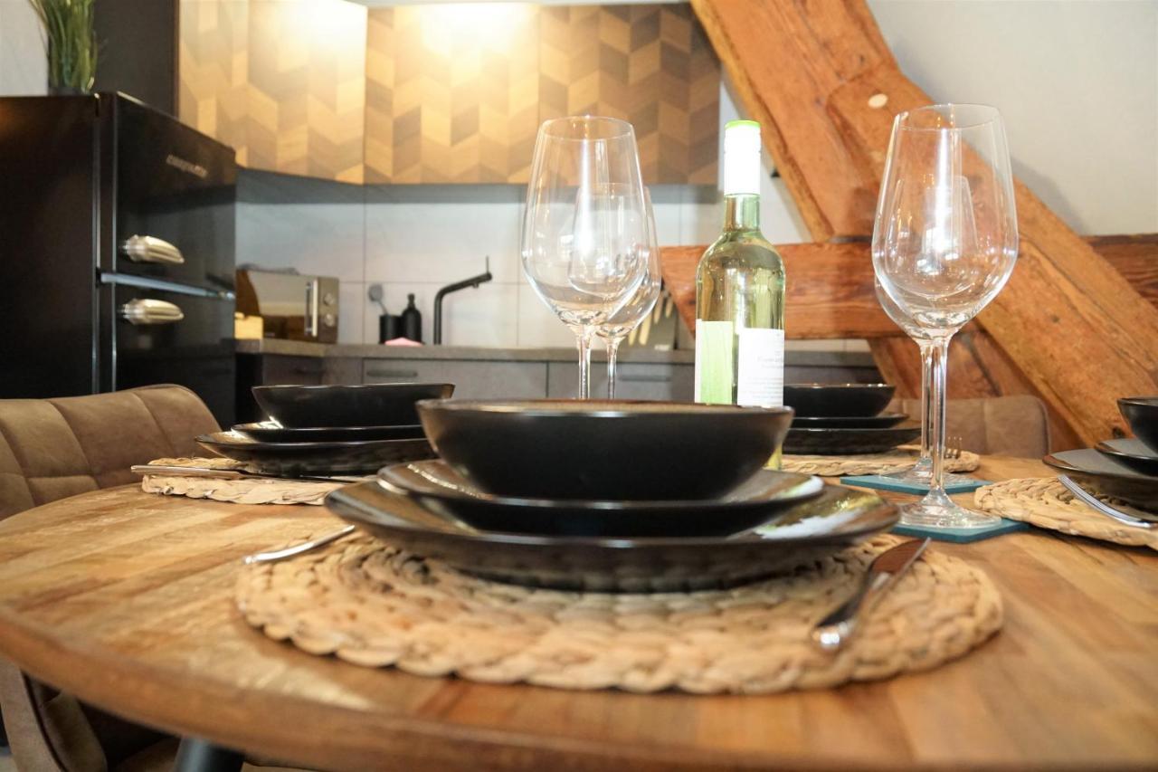 Galerie-Wohnung I Sanierter Pferdestall I Europapark I Boxspring I Nespresso Kippenheim Exteriör bild